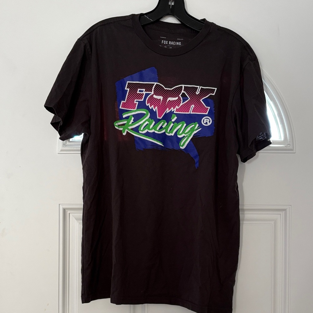 Fox Black Tee with Vibrant Graphic